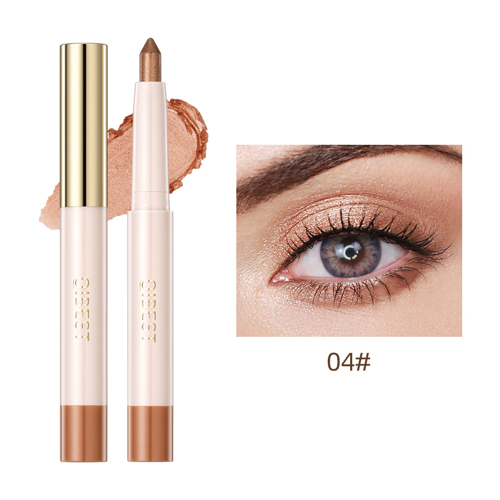 6 Colors Pearlescent Eyeshadow Stick Waterproof Eye Shadow Pen Eyes Highlighter Cream Pencil For Women Beauty Makeup