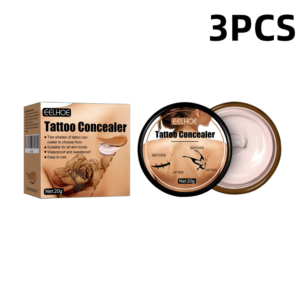 Tattoo Concealer 2 Color Waterproof Cover Up Stick Brightening & Invisible for TattoosLong Lasting Natural Look20g ﻿