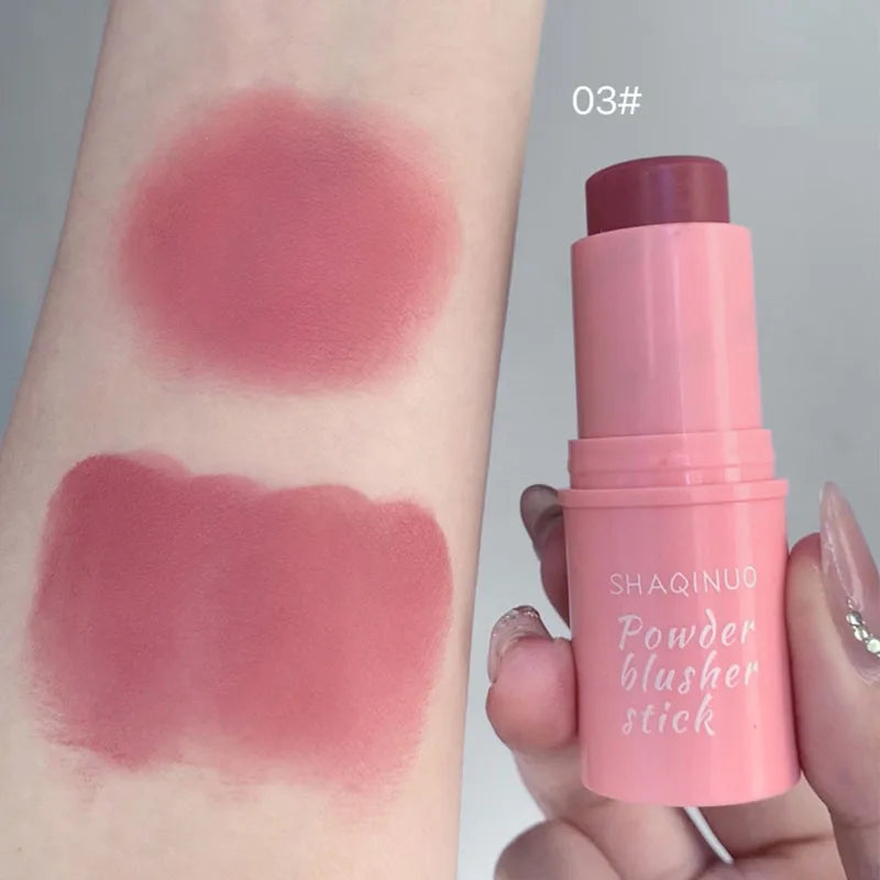 Soft Blush Stick Matte Low Saturation Easy To Apply Natural Effect High Color Sweat Proof Not Easy To Remove Blush Cream