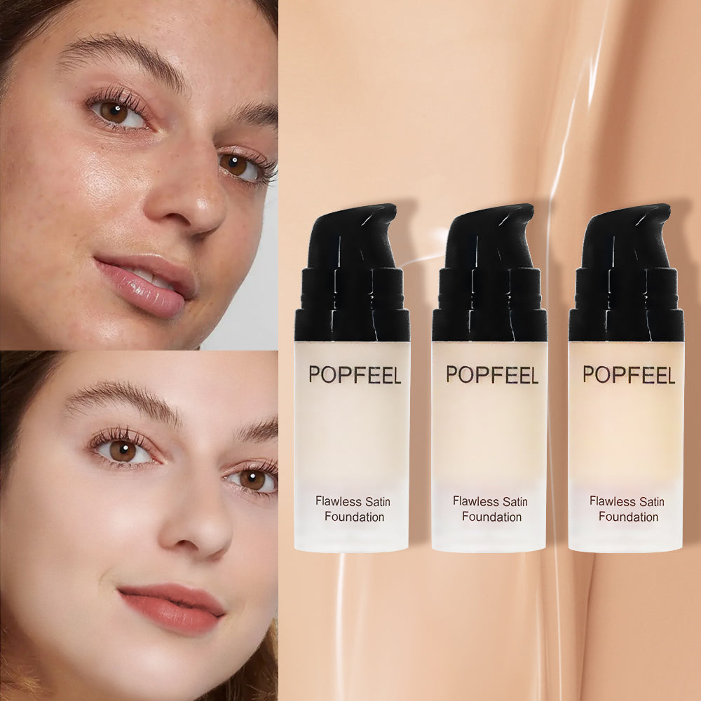 Lightweight Long-Lasting Foundation Liquid – 24-Hour WearBreathable Formula for Natural Bare Makeup Look