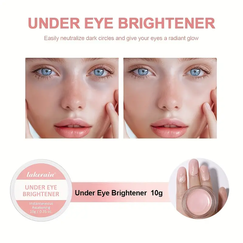 Hydrating Eye Brightening Concealer&amp;Contour Cream-Full Coverage Long Lasting Correcting Eye Concealer for a Perfect Look Makeup