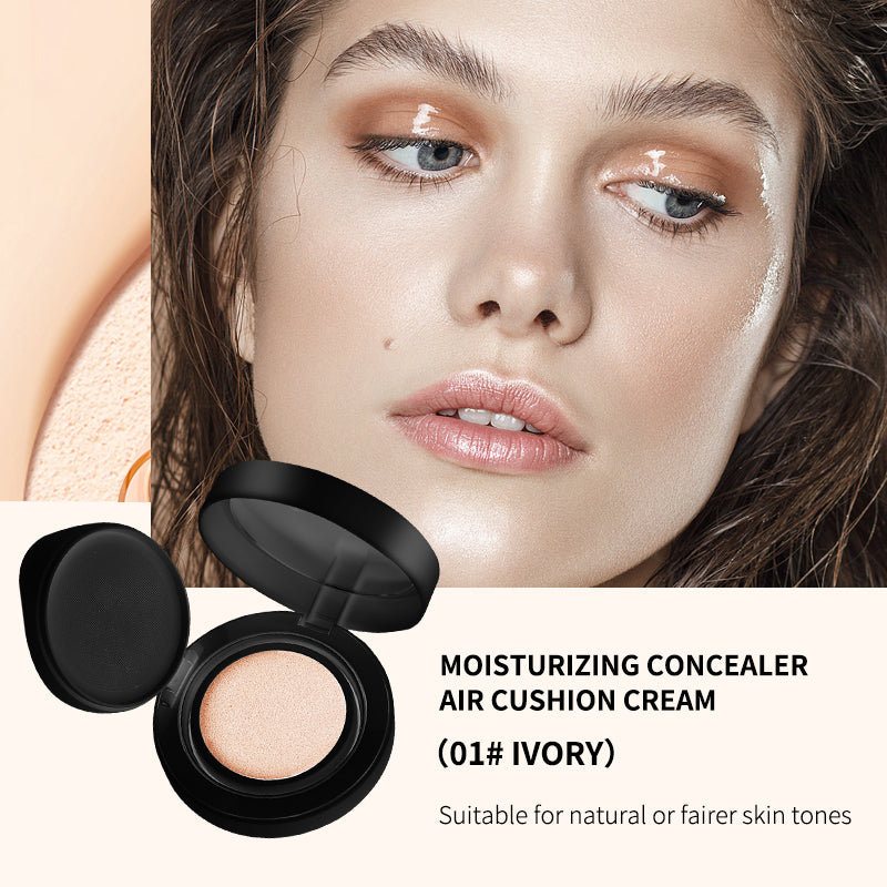 BB Cream Air Cushion Full Coverage Waterproof Long-lasting Concealer Cushion Compact Face Makeup Foundation