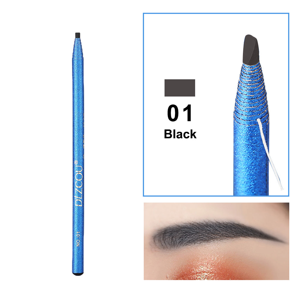 1PC Waterproof Eyebrow Pencil Tint Eyebrows Tattoo Makeup Cosmetics Eyebrow Pencil Microblading Waterproof Eye Brow Pencil