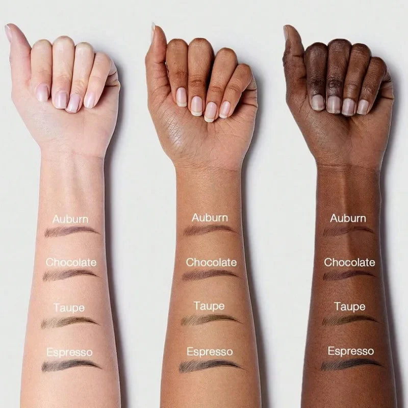 Square Brush Eyebrow Cream Waterproof Velvet Wild Eyebrow Tint Pen Eyebrow Cream Lasting Color Rendering 3D Makeup Wild Eye Brow