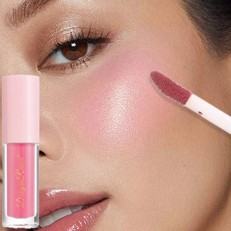 8 Colors Liquid Blush Waterproof Sweatproof Brighten Cheeks Rouge Nude Color Matte Contouring Powder Blusher Liquid Face Makeup
