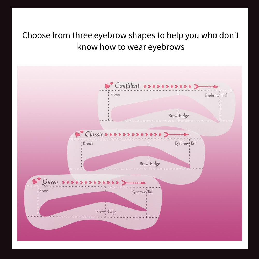 Waterproof Tattoo Brow Peel Off Tint with Stencils - Semi-Permanent Eyebrow Tint Lasts Up to 3 Days Easy to Apply Brow Makeup