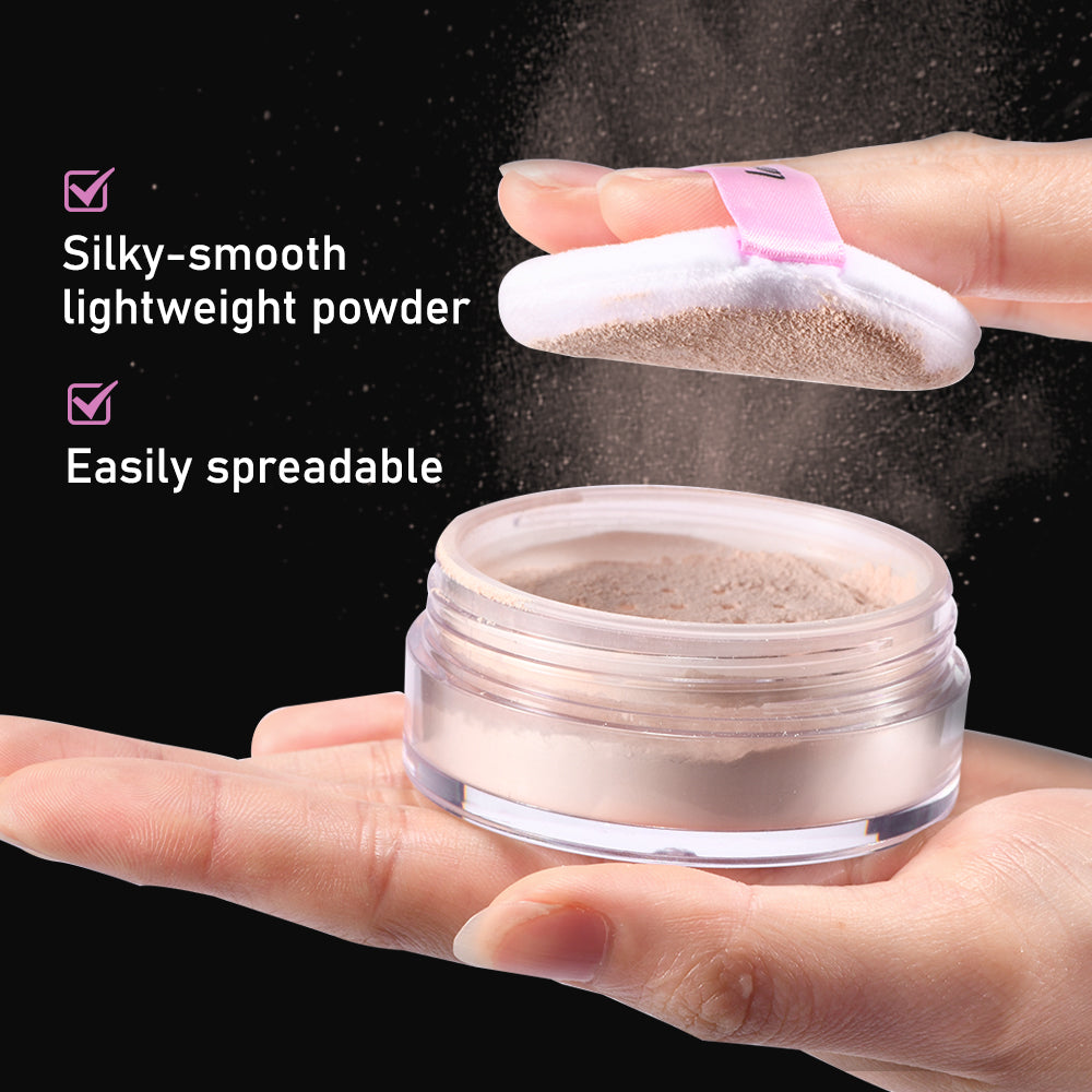Setting Powder Waterproof Sweat Resistant And Oil Resistant Makeup Powder Setting Powder Natural And Long-lasting Matte Finish