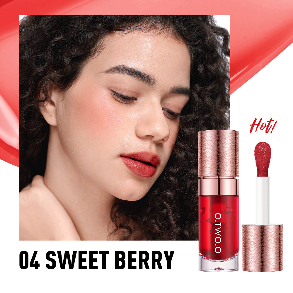 Liquid Lip Cheek Tint Lip Clamping Moisturizing Long-lasting Lightweight Non-sticky Non-drying Lip Gloss Lip Stain Tint