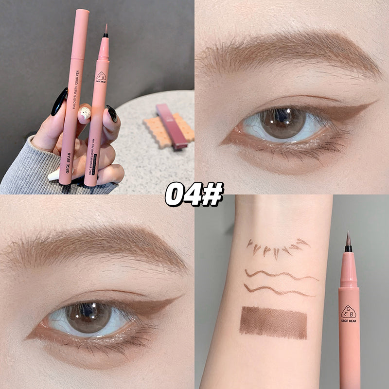 Ultra Thin Black Brown Lower Eyelash Eyeliner Pen Waterproof Lasting Smooth Lying Silkworm Eyes Liner Pencils Eye Makeup Tools