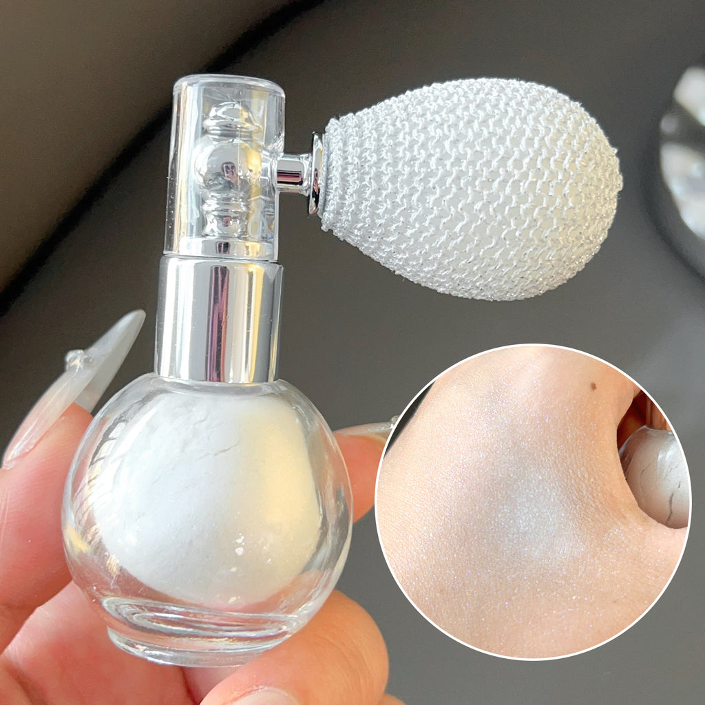 Diamond Highlighter Powder Spray Waterproof High Gloss Glitter Body Bronzer Highlight Powder Face Contour Illuminator Makeup