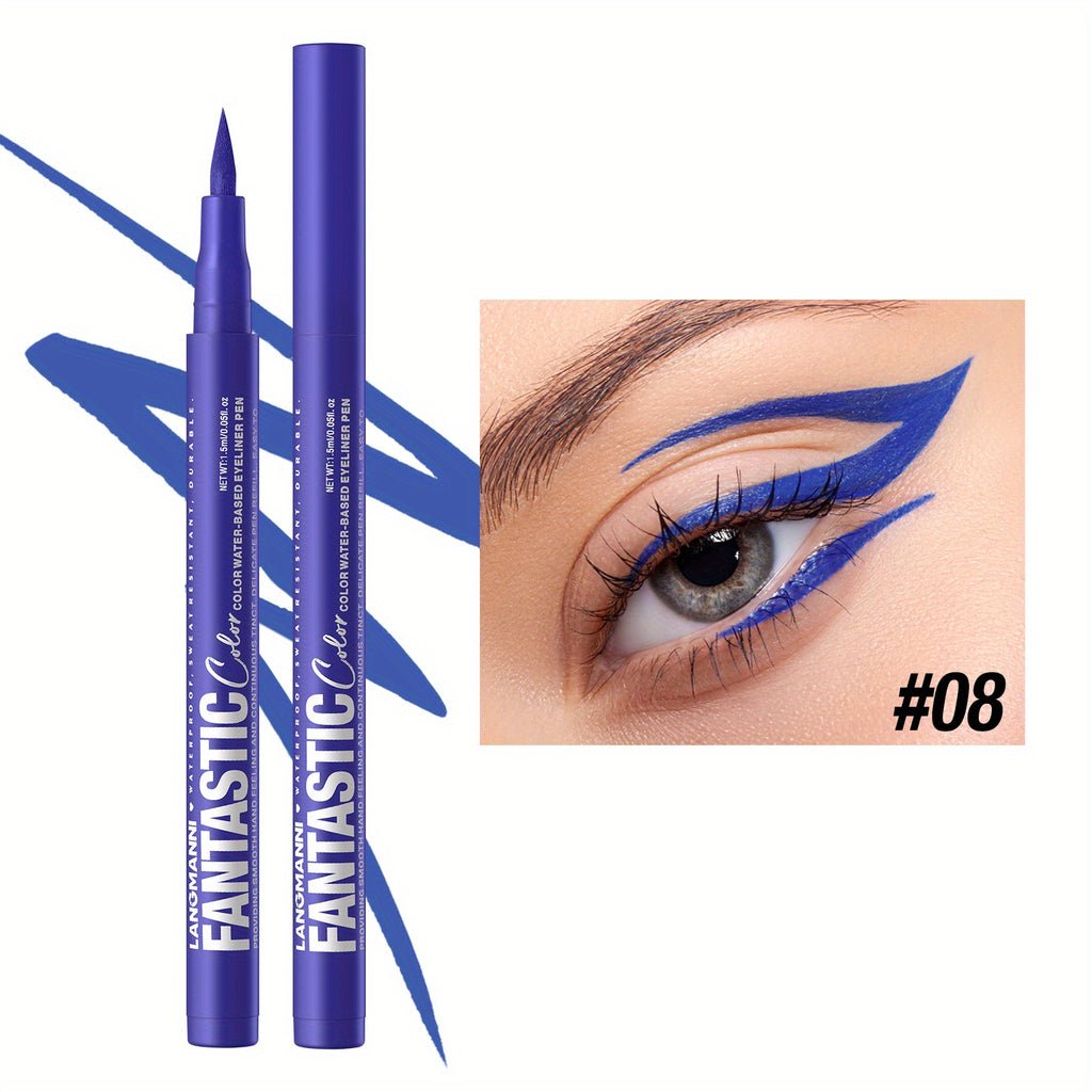 1 pcs waterproof  quick-drying  oil-proof and non-smudging long-lasting ultra-fine eyeliner  eyeliner pen