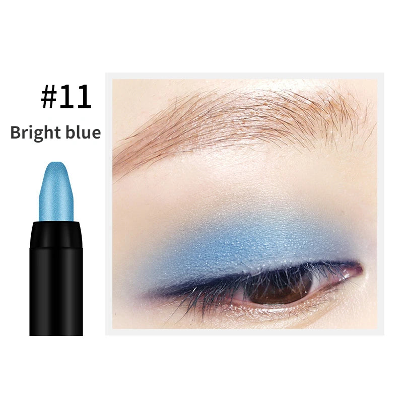 Eye Shadow Pen 16 Colors Eyeshadow Stick Eyeshadow Palettes Women  Silkworm Pen Pearlescent Eye-shadow Glitter