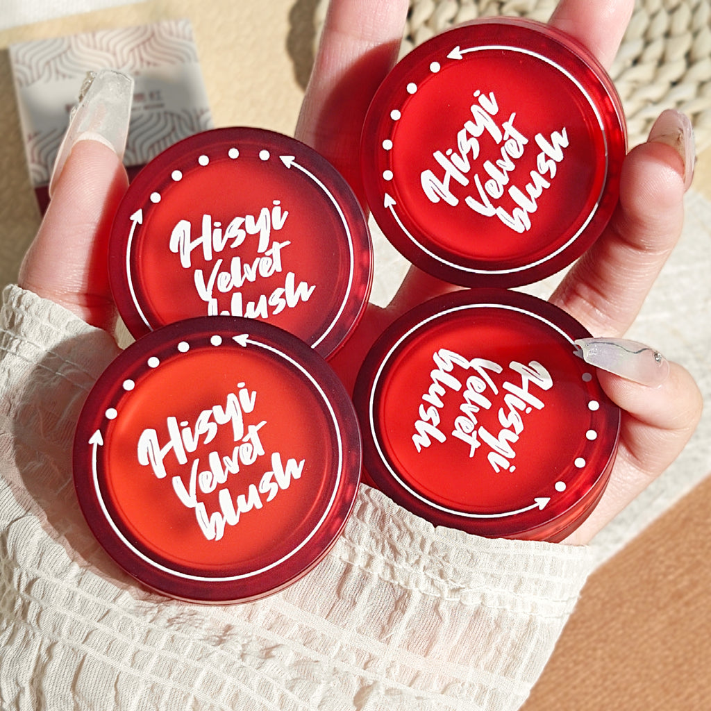 Swan velvet blush - waterproof  brightening  cream formula  long-lasting multi-purpose for lips cheeks and eyes  4 shades