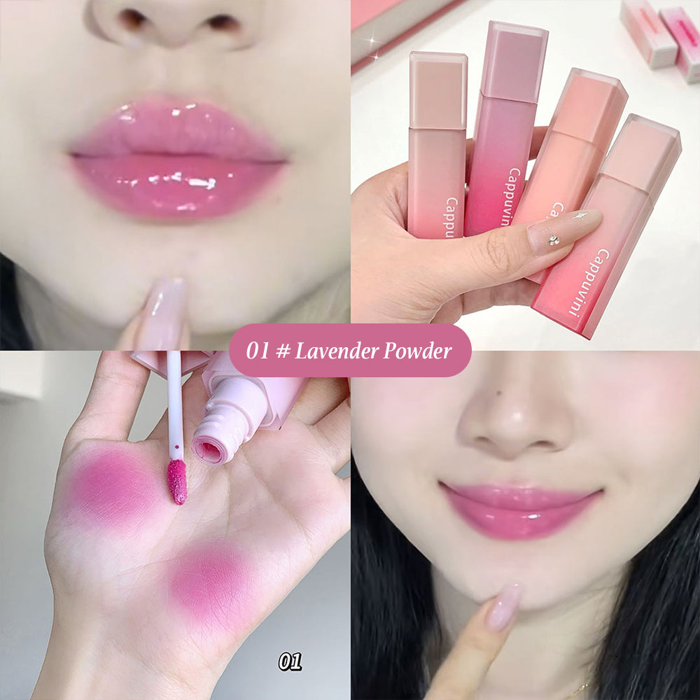 Nude Water Mist Lip Glaze Matte Velvet White Lip Gloss Long-lasting Lipstick