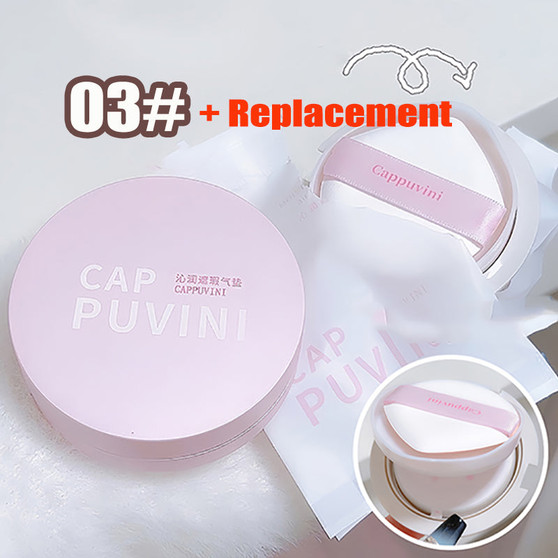 Air Cushion Foundation Full Coverage Waterproof Long-lasting Concealer 3 Colors Cushion Compact Face Makeup