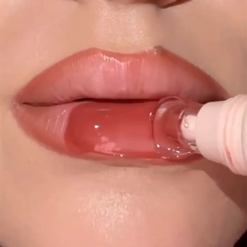 Water Gloss Moisturizing Clear Lip Gloss Mirror Jelly Plumping Lips Transparent Lip Tint Makeup Wholesale Women's Cosmetics