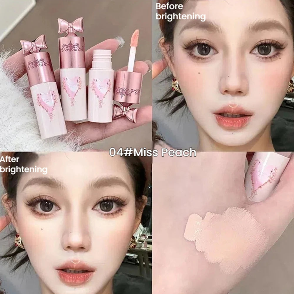 Fairy Pink Liquid Brighten Concealer Stick Face Repair Liquid Highgloss Matte Natural Lasting Cover Acne Spot Dark Circle Makeup