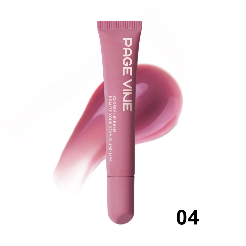 Polypeptide Soft Tube Mirror Lip Gloss for Phone Case Moisturising Transparent Built-in Lipgloss Beauty Cosmetics Makeup