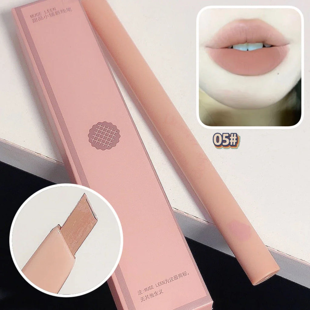 Nude Pink Lip Liner Waterproof Matte Contouring Tint Lipstick Long Lasting Non-stick Cup Velvet Lipliner Pencil Makeup Comestics