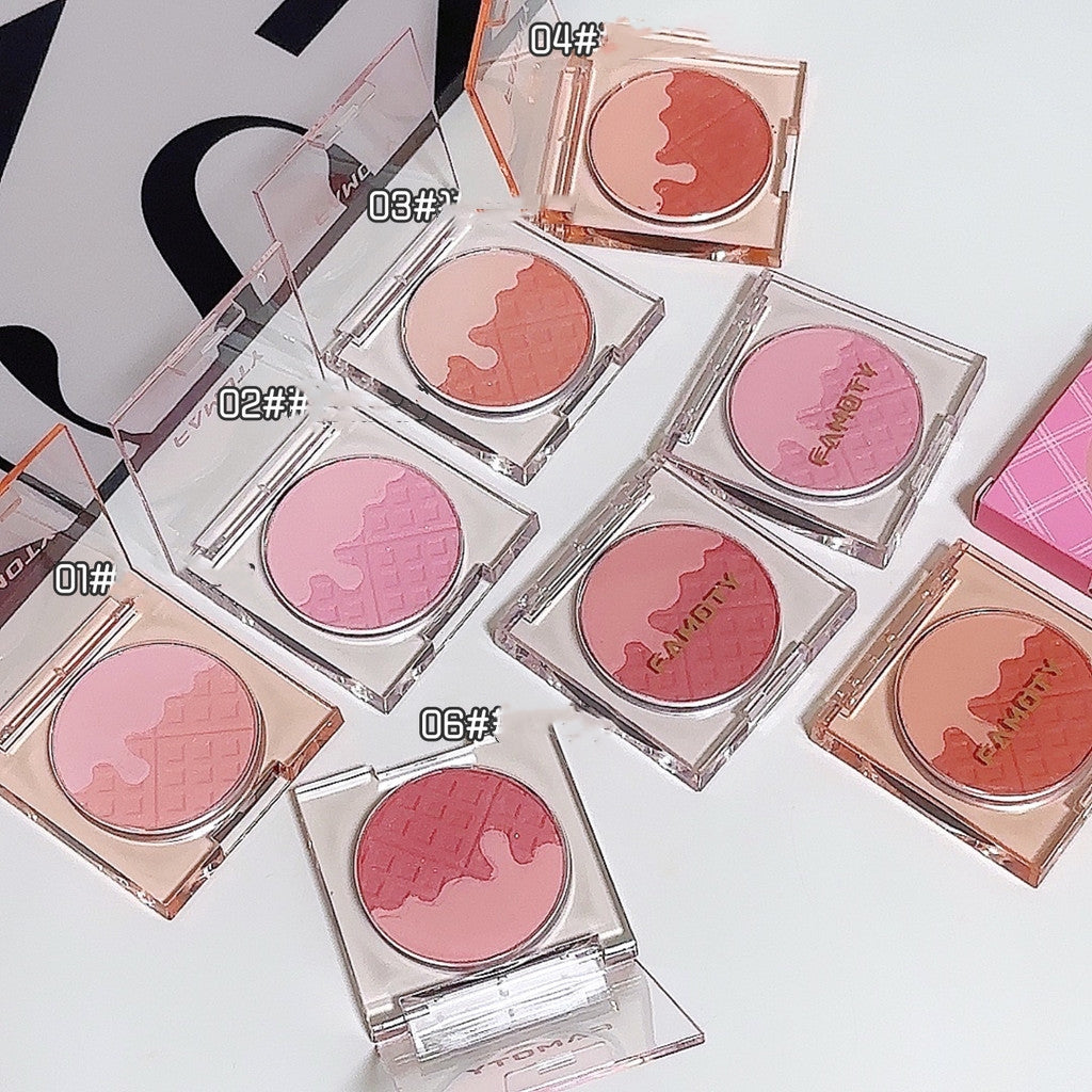 Monochrome Blush Palette   Powder Palette Multi-Colored Blush Powder Blushing Rose Matte Bold  Lightweight   Blends Easily