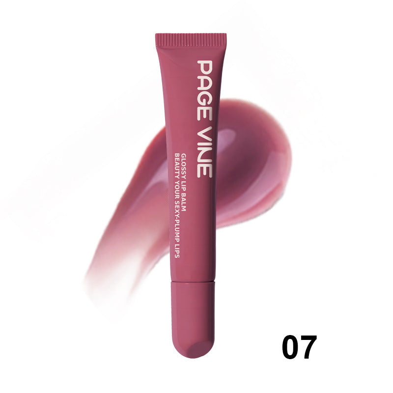 Polypeptide Soft Tube Mirror Lip Gloss for Phone Case Moisturising Transparent Built-in Lipgloss Beauty Cosmetics Makeup