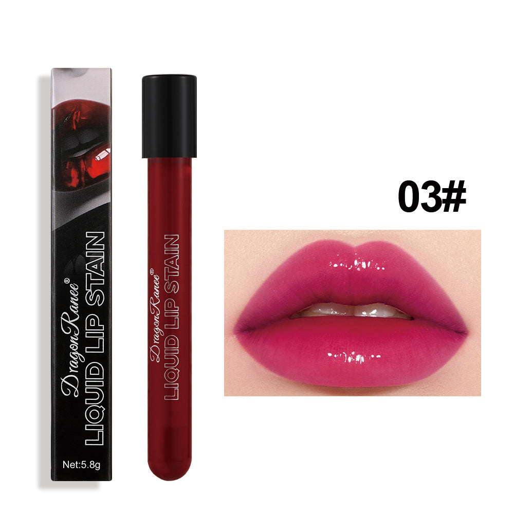 Mirror Lip Gloss Long Lasting Not Fade Lip Tint Water Gloss Glass Lipstick Blood Plasma Lips Makeup Halloween Lip Stain Cosmetic