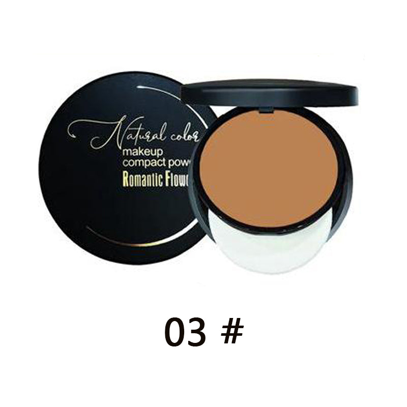 3-color Dark Powder Bronze Powder Dark Skin Foundation Oil Control Concealer Brighten The Face Create Three-dimensional Makeup