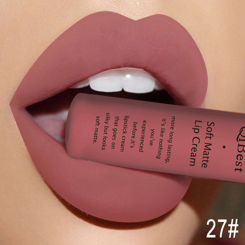 Sexy Velvet Matte Lip Gloss Liquid Lipstick Lipgloss Beauty Red Nude Waterproof Long-lasting Lip Makeup