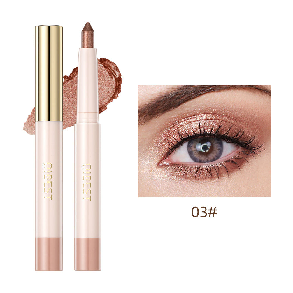 6 Colors Pearlescent Eyeshadow Stick Waterproof Eye Shadow Pen Eyes Highlighter Cream Pencil For Women Beauty Makeup