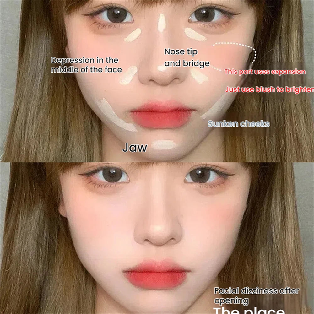 Fairy Pink Liquid Brighten Concealer Stick Face Repair Liquid Highgloss Matte Natural Lasting Cover Acne Spot Dark Circle Makeup