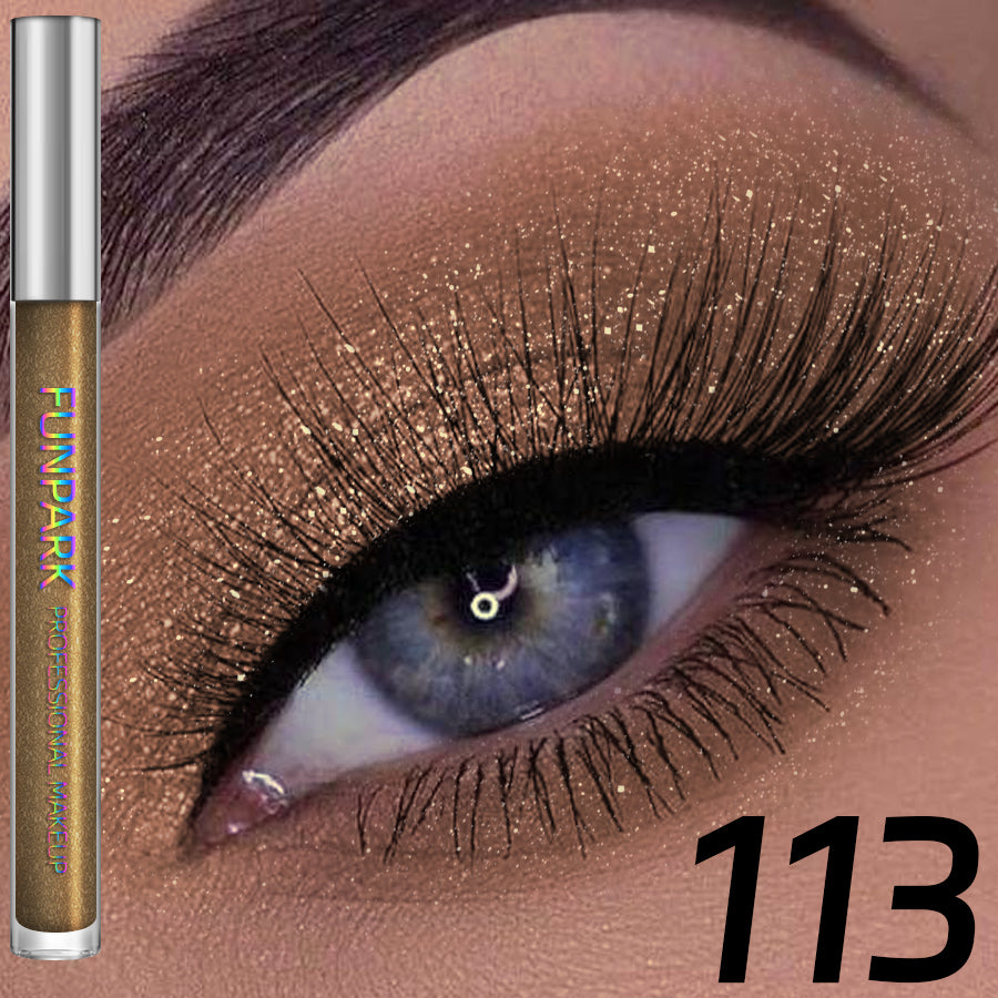 Colorful Liquid Eyeshadow Pink Green Black Diamond Shiny Eye Liner Pen Giltter Eyeshadow Palette Makeup Long Lasting Shimmer