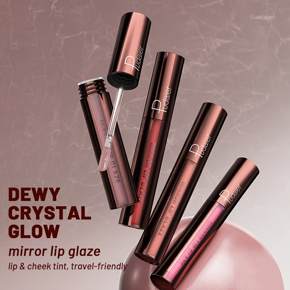 Mirror Shine Lip Gloss – 5 Colors Available   High-Gloss Finish   Non-Stick Cup  Long-Lasting & Waterproof  Moisturizing Formula