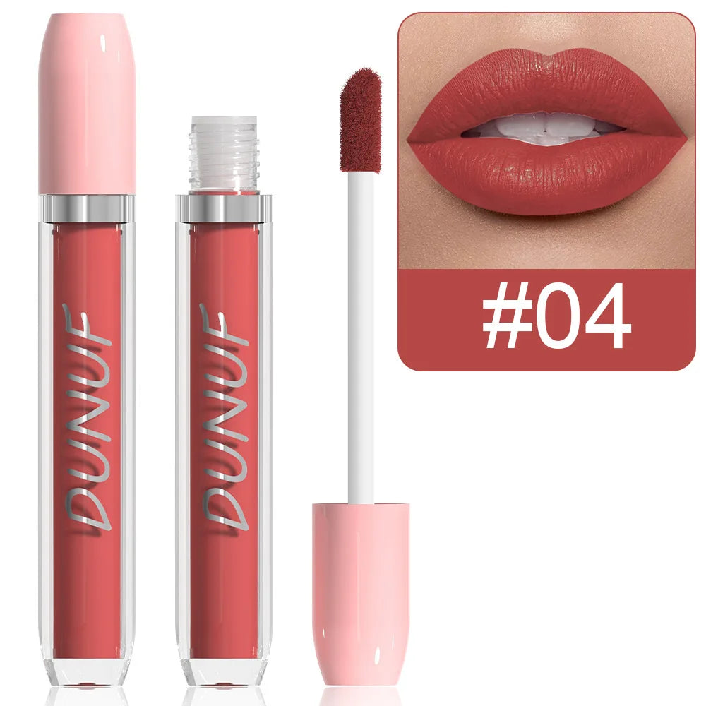 25 Color Velvet Matte Lipstick Liquid Waterproof Sexy Red Matte Lip Glaze Non-Stick Halloween Makeup Not Easy To Fade Lip Gloss