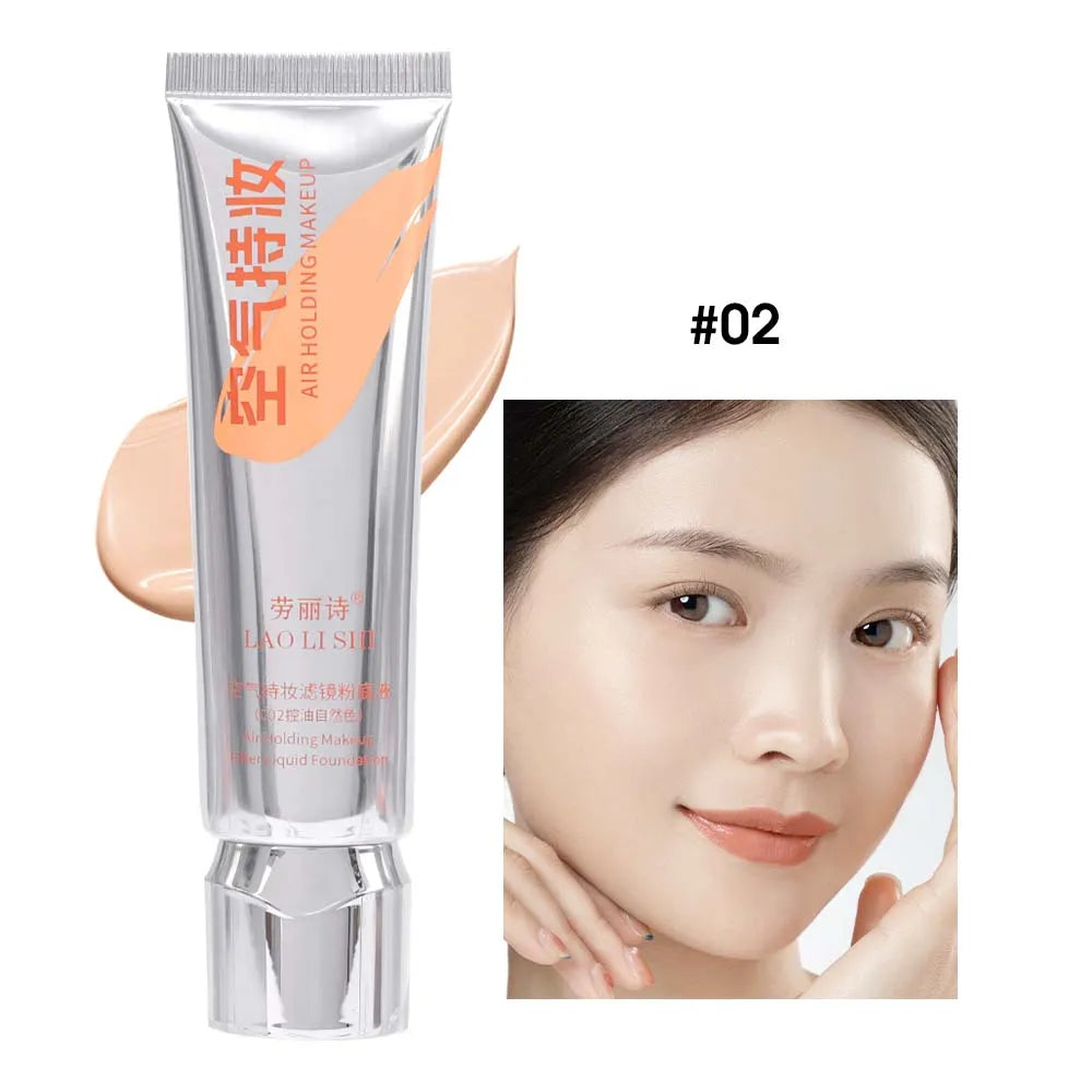 Liquid Oil Control Foundation Waterproof Lasting Contouring Cosmetics Full Coverage Face Corrector Concealer Makeup