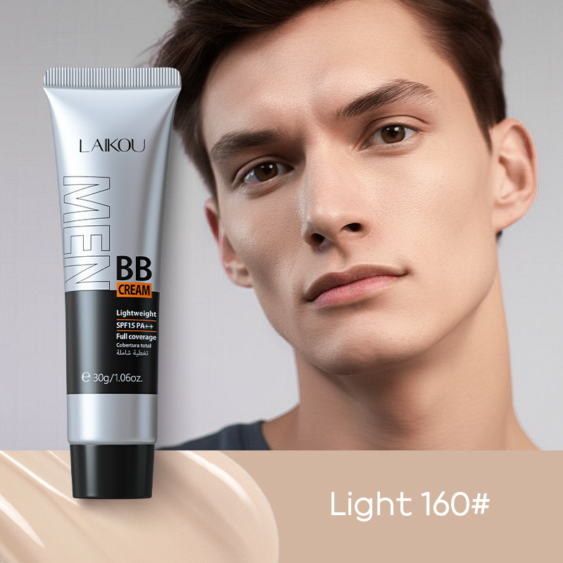 Men's BB Cream-Full Coverage Long-Lasting Waterproof Men's Concealer Natural Color Suitable for Gifts for Men's Christmas Gifts