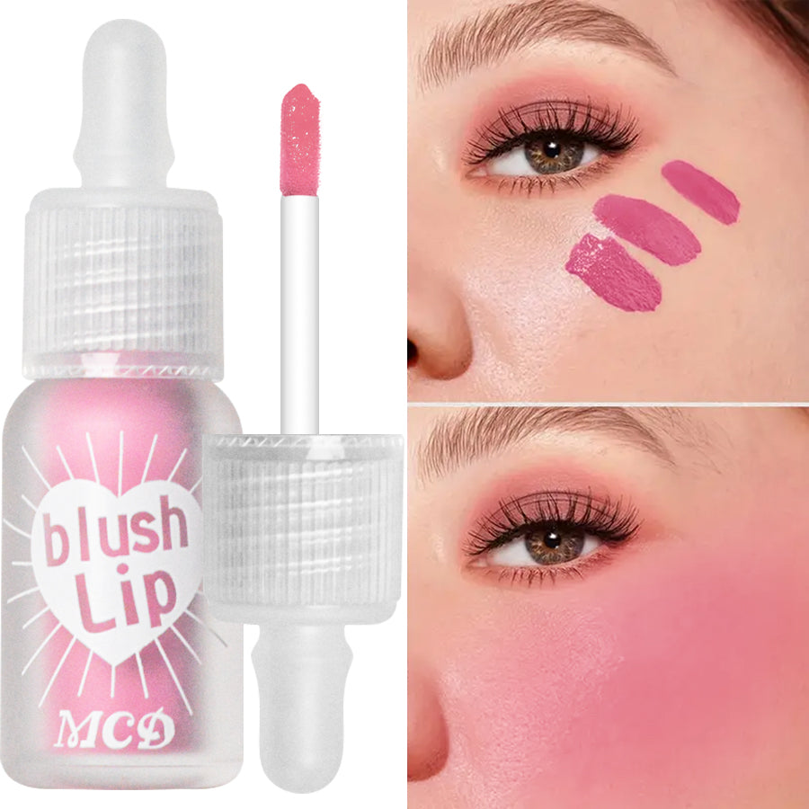 Matte Liquid Blush Velvet Blusher Orange Peach Face Pigment Lasting Beauty Brightening Natural Cheek Tint Cream Blush Makeup