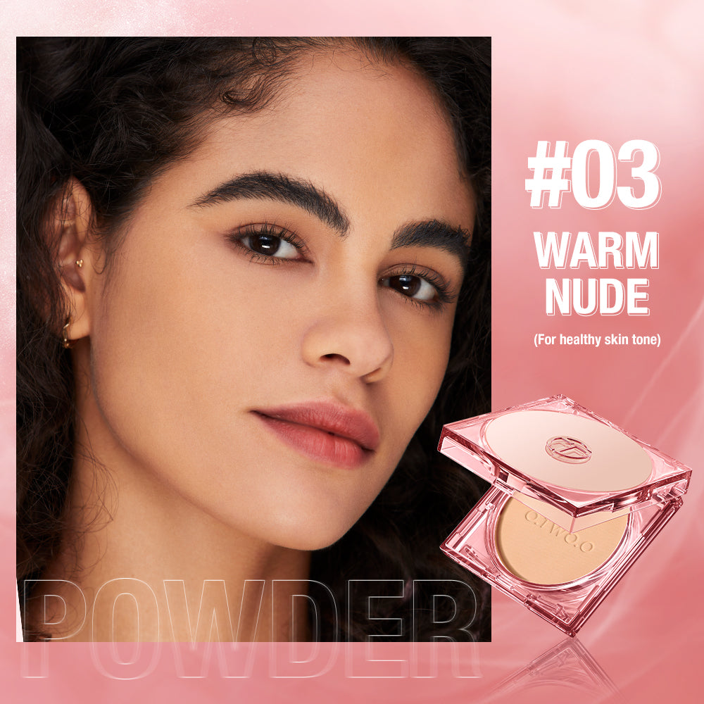 Face Powder 24 Hours Oil-control Waterproof Matte Face Makeup Cosmetic Setting Compact Powder