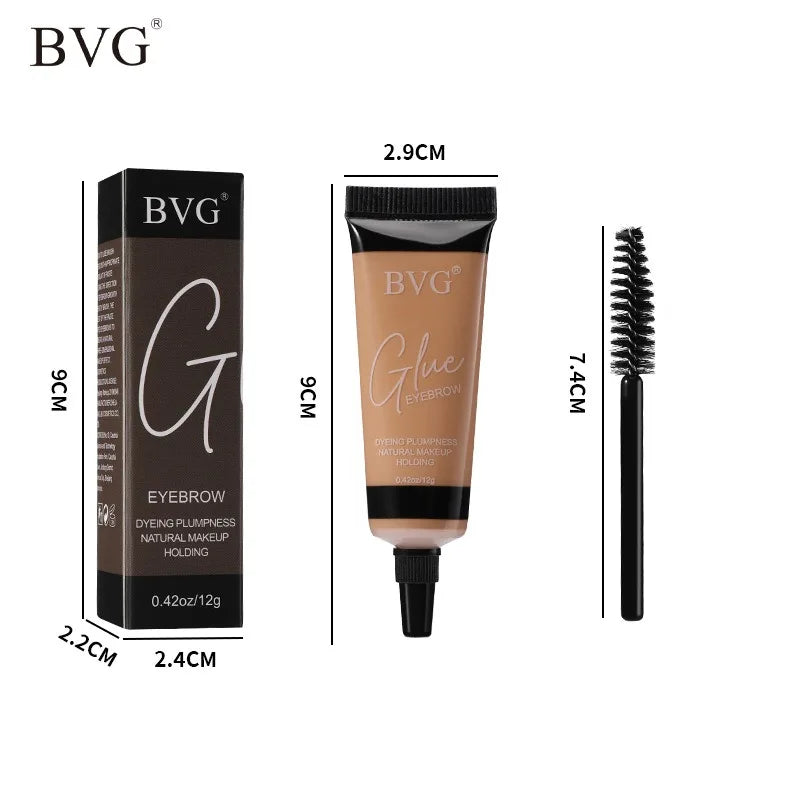 Eyelash Eyebrow Dye Tint Set 6Colors Eyebrows Cream Black Brown Coffee Red Waterproof Brow Enhancers Dye Gel Mascara Makeup Tool