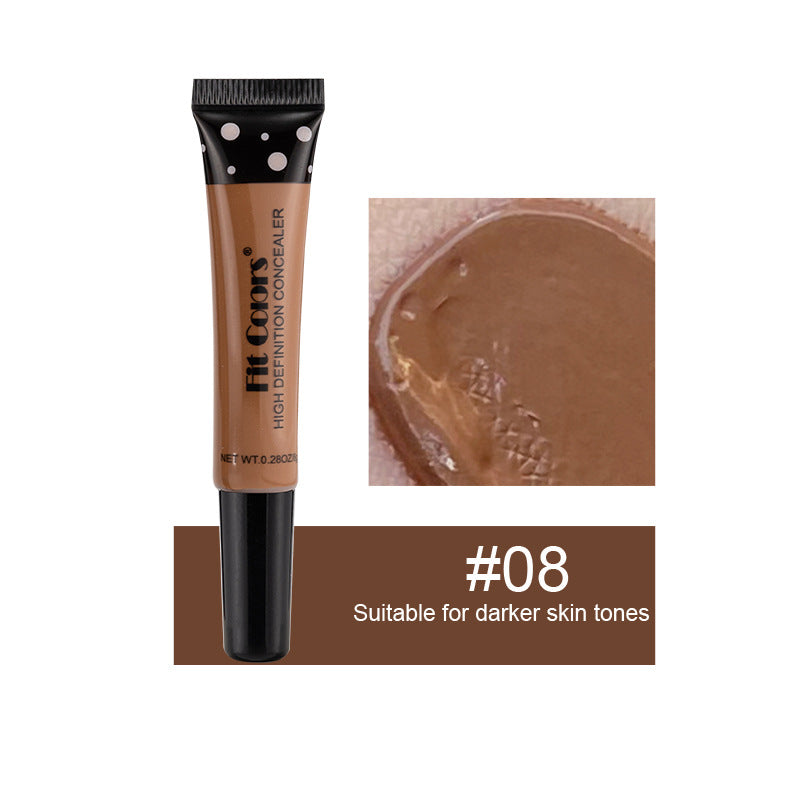 size Concealer with a Flexible Concealer Moisturizing Liquid Foundation to cover dark circles and acne spots