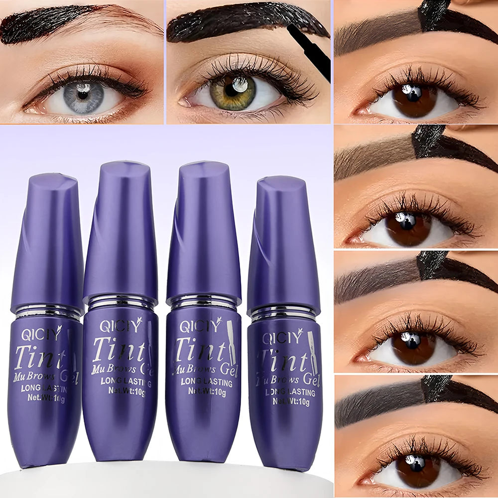 Semi-Permanent Peel Off Eyebrow Dye Cream Waterproof Sweatproof Brow Gel Natural Long-Wearing Stripped Wild Eye Brow Makeup