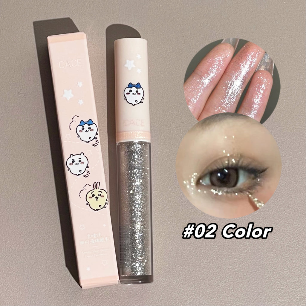 Liquid Eyeshadow Shimmer Sparkling Lasting Highlighter Contour Brighten Fine Glitter Eyeshadow Lying Silkworm Body Beauty Makeup