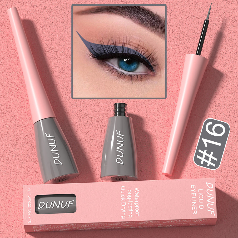 7ML Colourful Liquid Eyeliner Waterproof Lasting Matte Eyeliner Quick Drying Eyes Makeup Tools Black Pink Eyeliner beauty Cosmet