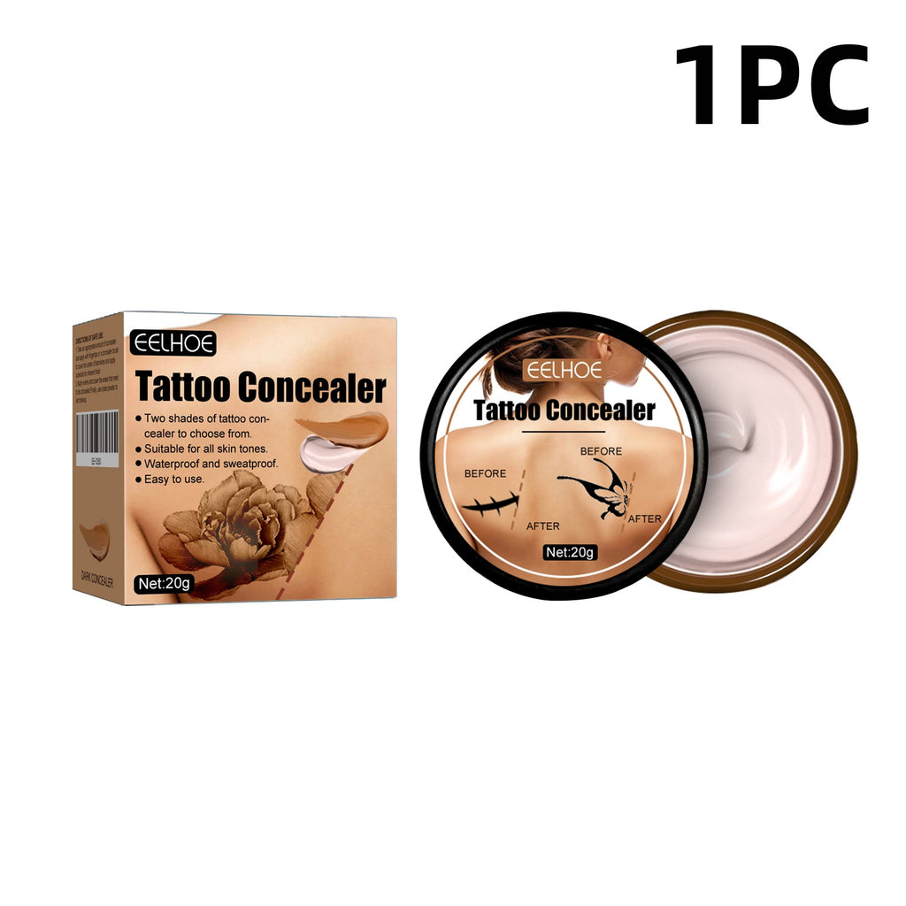 Tattoo Concealer 2 Color Waterproof Cover Up Stick Brightening & Invisible for TattoosLong Lasting Natural Look20g ﻿