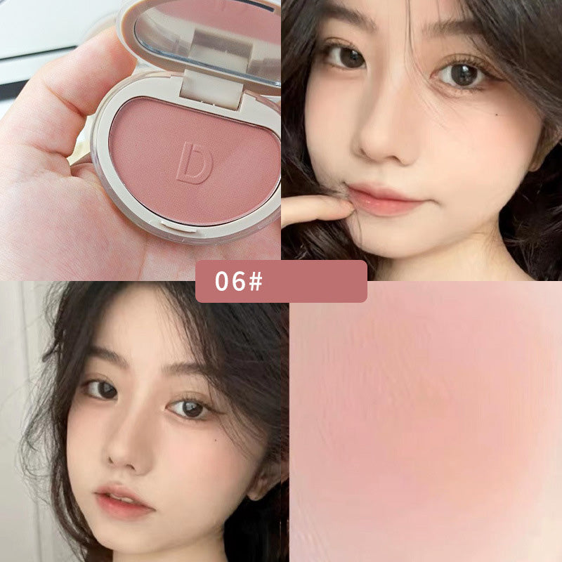 1PC Blush Makeup Palette Cute 7 Color Mineral Powder Blue Pink Rouge Long Lasting Natural Cheek Tint Waterproof Blusher Cosmetic