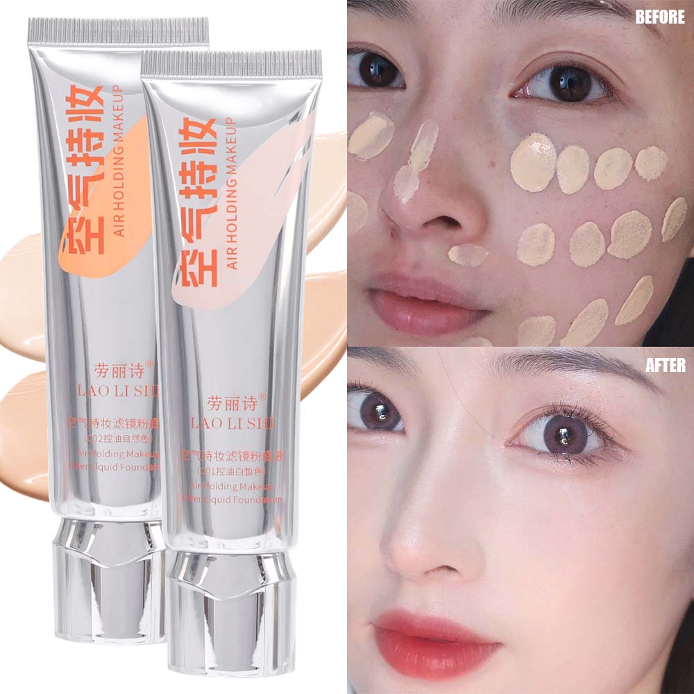 Liquid Oil Control Foundation Waterproof Lasting Contouring Cosmetics Full Coverage Face Corrector Concealer Makeup