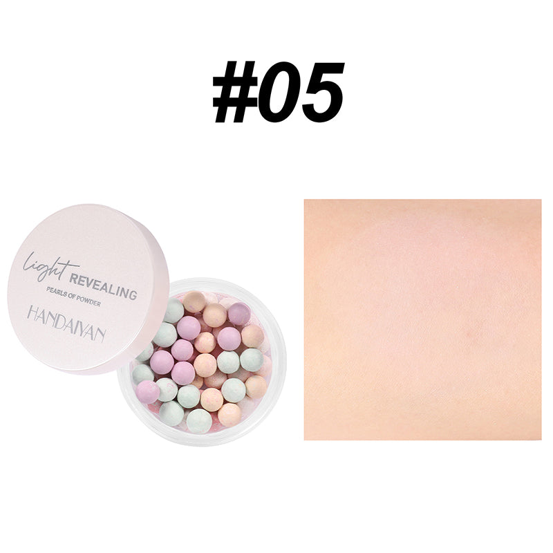 Oil Control Pressed Setting Loose Powder Balls Bronzer Natural Brighten Waterproof Nude Setting Translucent Powder Korean Makeup