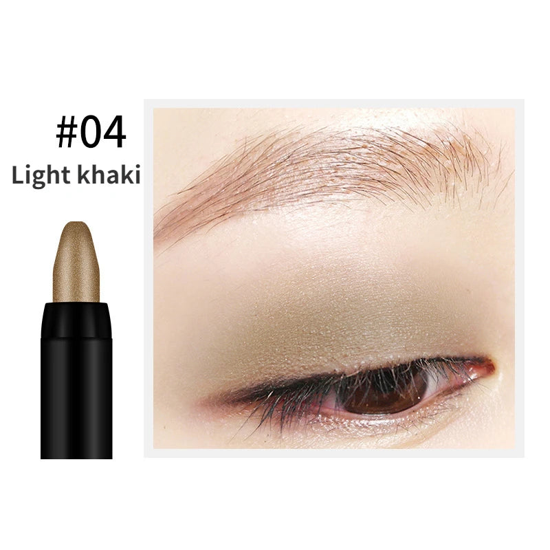 Eye Shadow Pen 16 Colors Eyeshadow Stick Eyeshadow Palettes Women  Silkworm Pen Pearlescent Eye-shadow Glitter Pencil