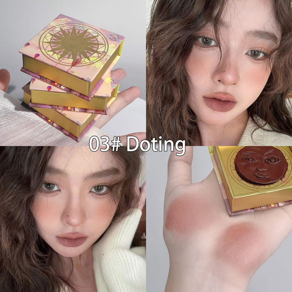 Natural Dimensional Brightening Low Saturation Cream Blusher Longlasting Face Beauty Makeup