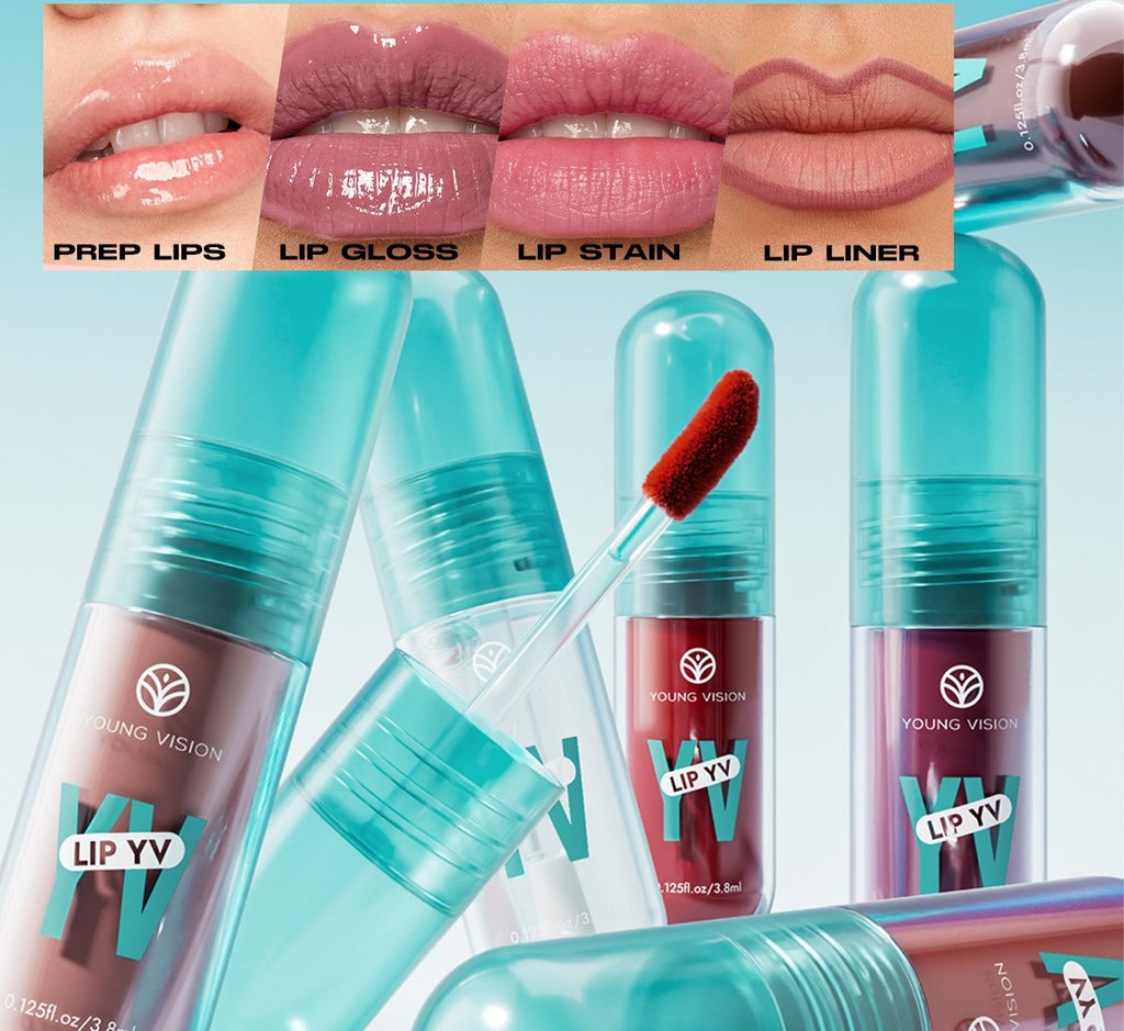 6-Color Avocado Nourishing Lip Glaze Long-lasting Vibrant Color Lightweight and Non-Sticky Lip Gloss