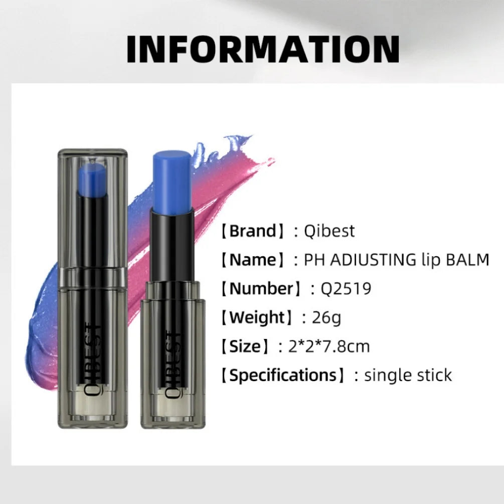 Color Changing Lipstick Moisturizing Long-Lasting pH Shift Lip Balm Nourishing Lip Stain Tint - Magic Cosmetic Makeup